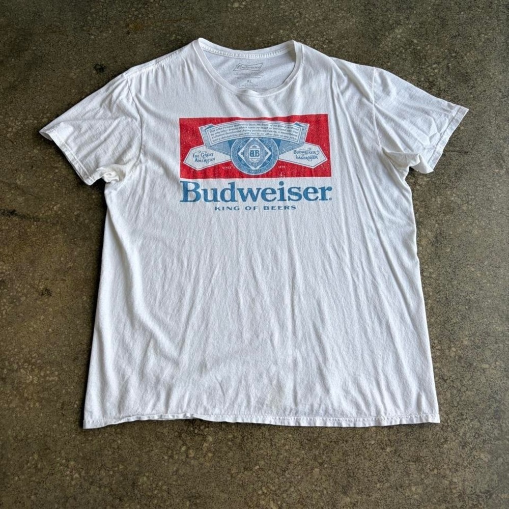2000s budweiser‎ king of beer tee